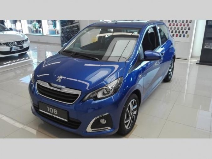 Peugeot 108, 5dv. ALLURE 1.0 VTi 72 MAN5, barva modrá