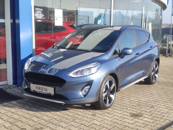 Ford Fiesta, hatchback, Active 5D 1,0 EcoBoost (mHEV) 92 kW / 125 k, barva modrá