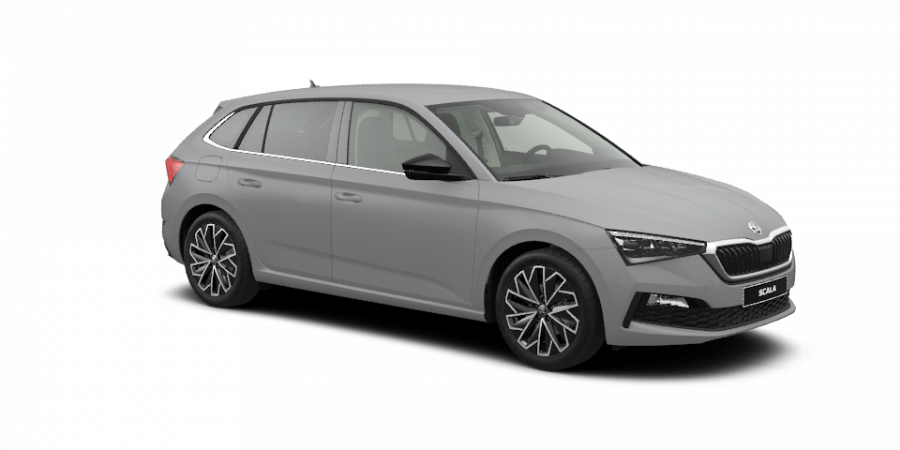 Škoda Scala, 1,0 TSI 85 kW 6-stup. mech., barva šedá