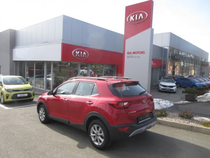 Kia Stonic, 1.2 CVVT exclusive, barva červená