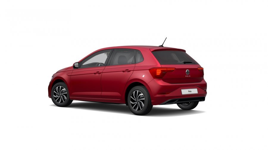 Volkswagen Polo, Polo Life 1,0 TSI 7DSG, barva červená