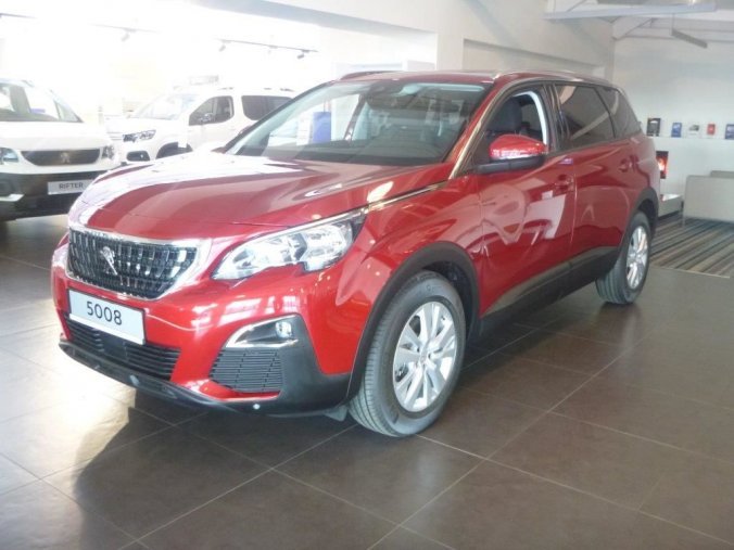 Peugeot 5008, ACTIVE 1.2 PureTech 130 S&S EAT8- 7 míst - 9481, barva červená