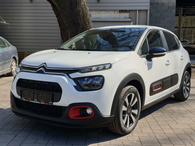 Citroën C3, Citroën C3 1,2PureTech 83 S&S MAN C-SERIE, barva bílá