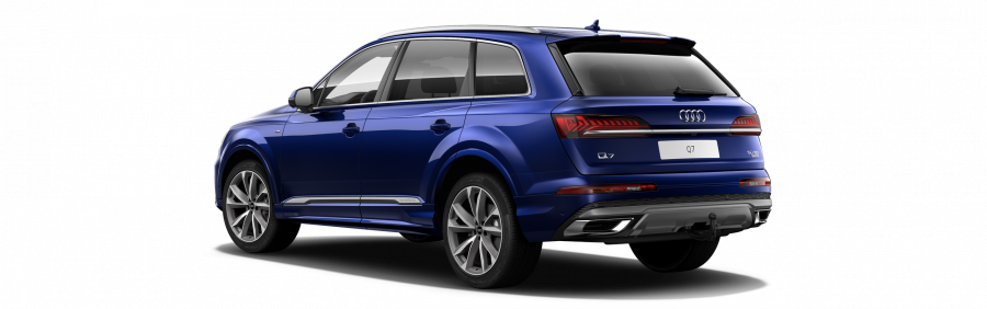 Audi Q7, Q7 S line 50 TDI quattro, barva modrá