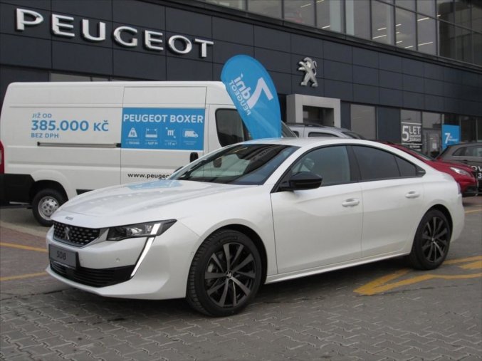 Peugeot 508, 2.0BlueHDi 160k GT line EAT8, barva bílá