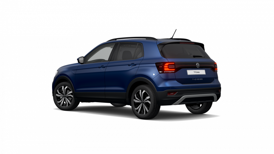 Volkswagen T-Cross, T-Cross Life 1,0 TSI 70 kW 5G, barva modrá