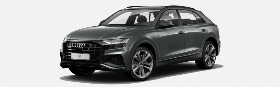 Audi Q8, 50 TDI 210 kW quattro, barva šedá