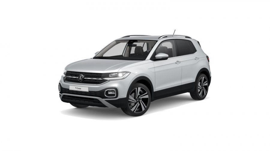 Volkswagen T-Cross, Style 1,5 TSI 110 kW 7DSG, barva stříbrná