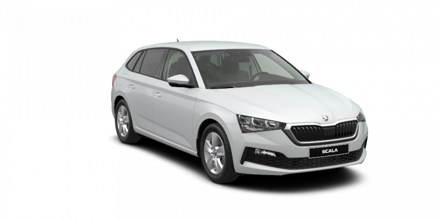 Škoda Scala, 1,6 TDI 85 kW 6-stup. mech., barva bílá