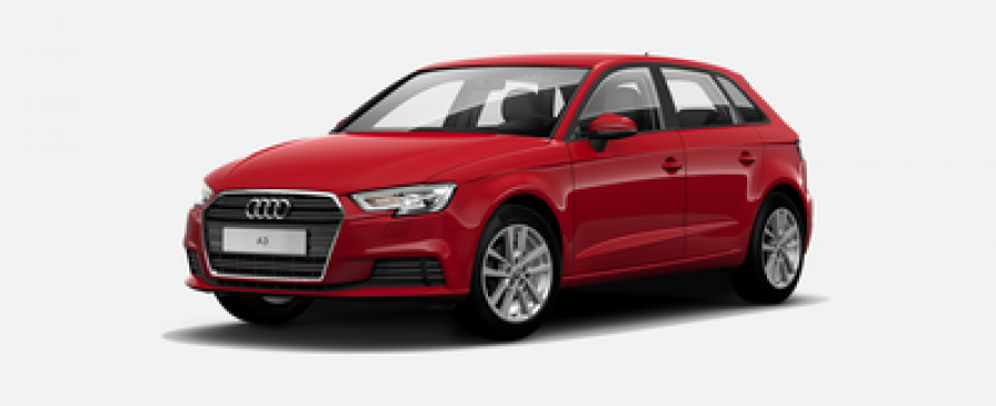 Audi A3, Spb 30 TDI 85 kW, barva červená