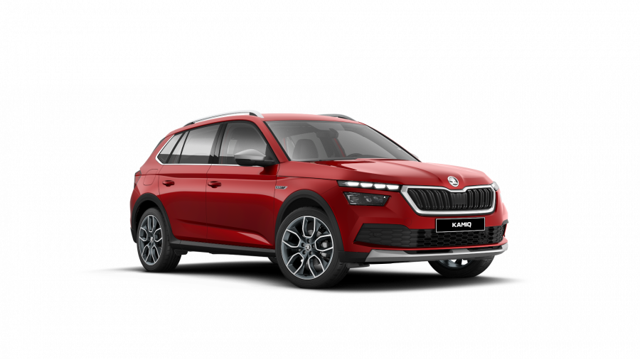 Škoda Kamiq, 1,0 TSI 81 KW 6-stup. mech., barva červená