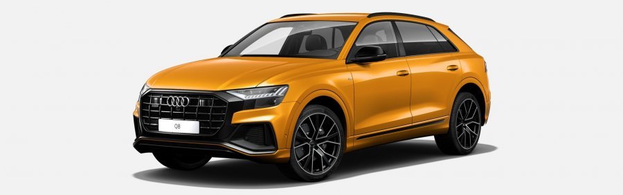 Audi Q8, Q8 50 TDI quattro, barva oranžová