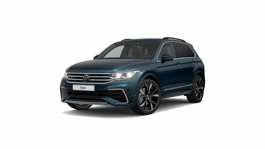 Volkswagen Tiguan, Tiguan R-Line 1,4 TSI eHybrid 180 kW, barva modrá