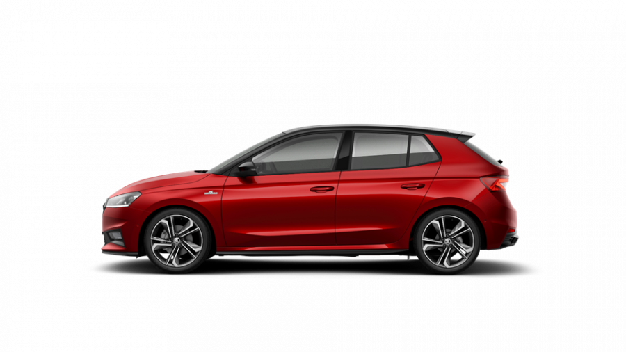 Škoda Fabia, 1,0 TSI 85 kW 6-stup. mech., barva červená