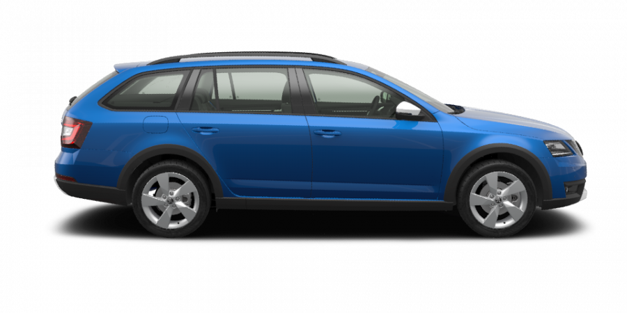 Škoda Octavia, 2,0 TDI 110 kW 7-stup. automat. 4x4, barva modrá