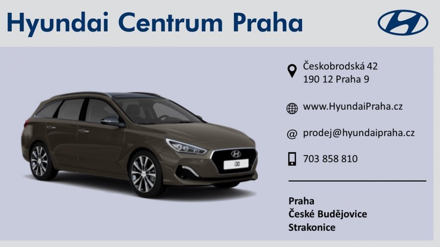 Hyundai i30, 1,0 T-GDI 88 kW (95 NAT) 6 st. man, barva šedá