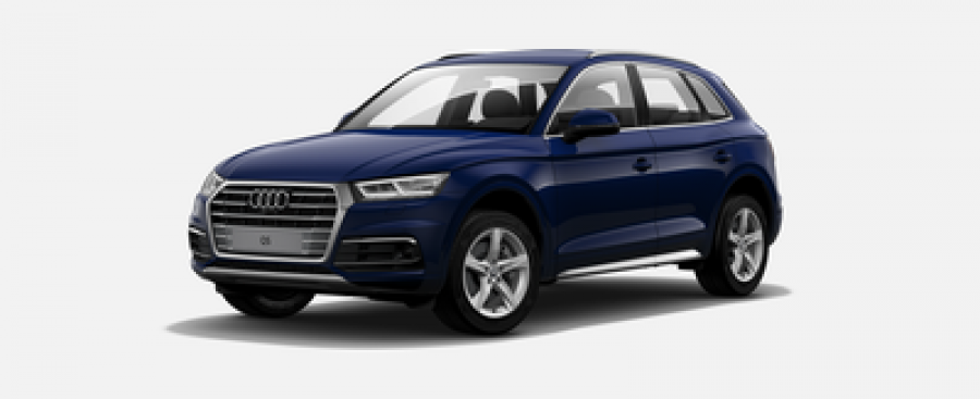 Audi Q5, Sport 40 TDI 140 kW q, barva modrá