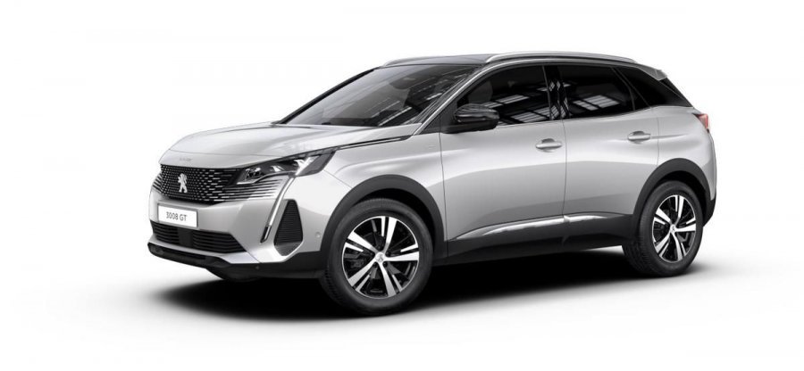 Peugeot 3008, GT 1,2 130k EAT8 Black Pack, barva bílá