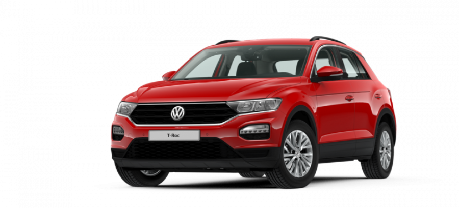 Volkswagen T-Roc, 1,0 TSI OPF 6G, barva červená