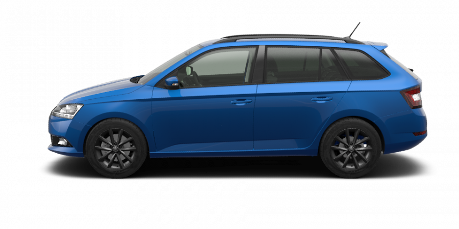 Škoda Fabia, 1,0 TSI 81 kW 6-stup. mech., barva modrá