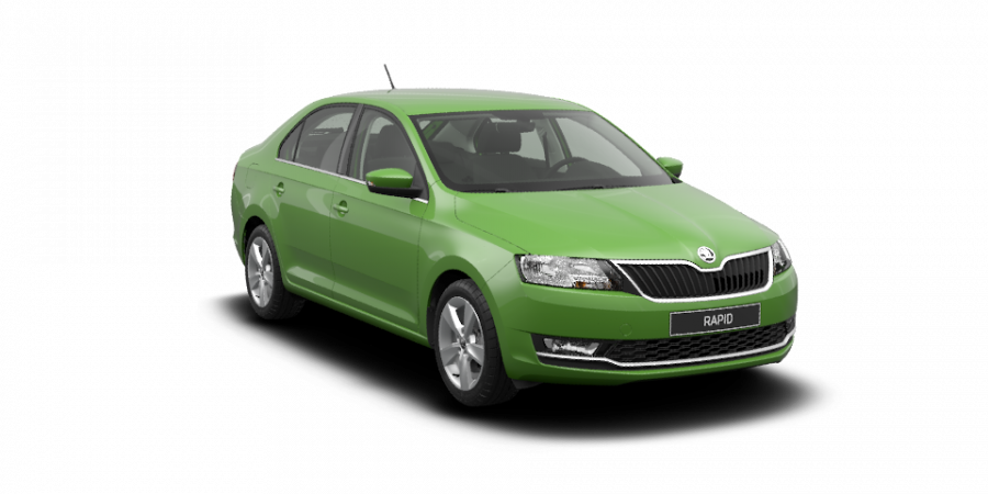 Škoda Rapid, 1,0 TSI 81 kW 6-stup. mech., barva zelená