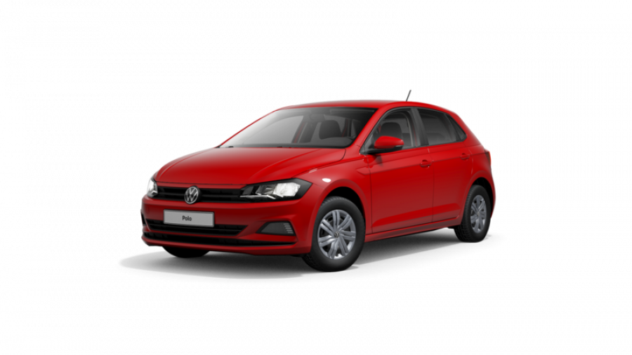 Volkswagen Polo, Trendline 1,0 MPI EVO 5G, barva červená