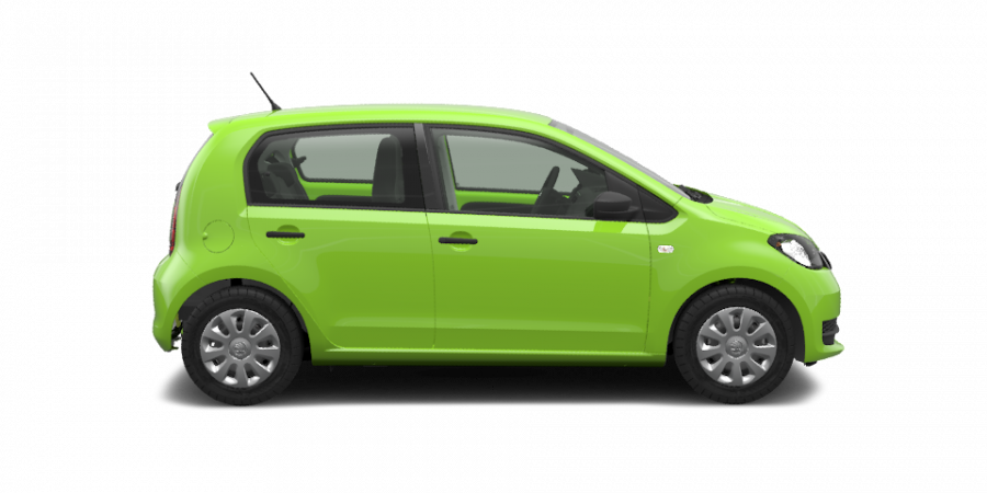 Škoda Citigo, 1,0 MPI 50 kW 5-stup. mech., barva zelená