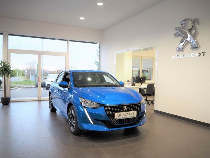 Peugeot 208, ALLURE 1.2 100k, barva modrá