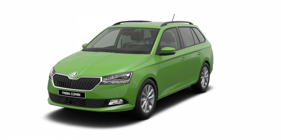 Škoda Fabia, 1,0 TSI 70 kW 5-stup. mech., barva zelená