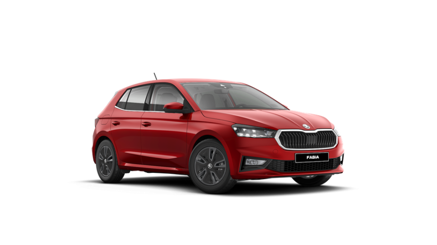 Škoda Fabia, 1,0 TSI 81 kW 6-stup. mech., barva červená