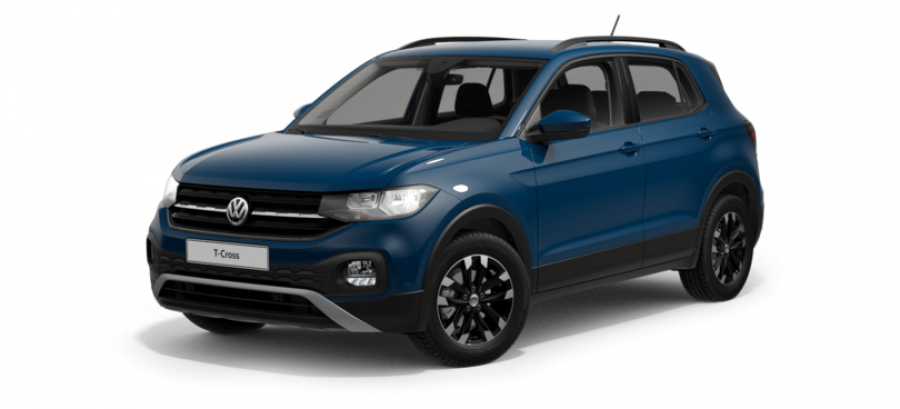 Volkswagen T-Cross, Life 1,0 TSI 85 kW 7DSG, barva modrá