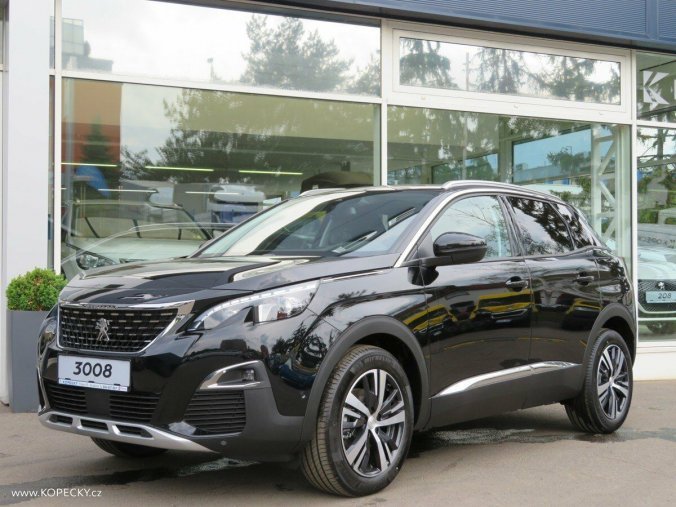 Peugeot 3008, ALLURE 1.2 PT 130k EAT8, barva černá