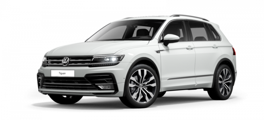 Volkswagen Tiguan, HL R-Line 2,0 TDI 4M 7DSG, barva bílá