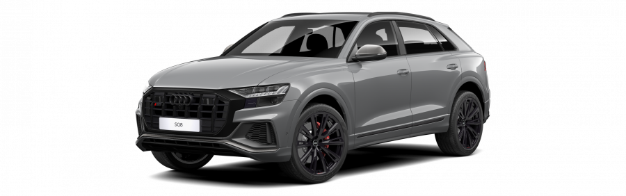 Audi Q8, SQ8 TFSI 373 kW quattro, barva šedá