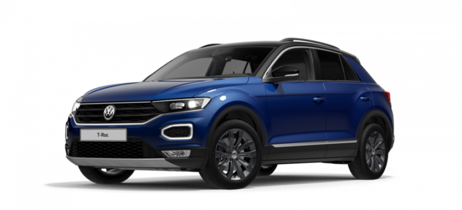 Volkswagen T-Roc, Sport 1,5 TSI ACT 7DSG, barva modrá