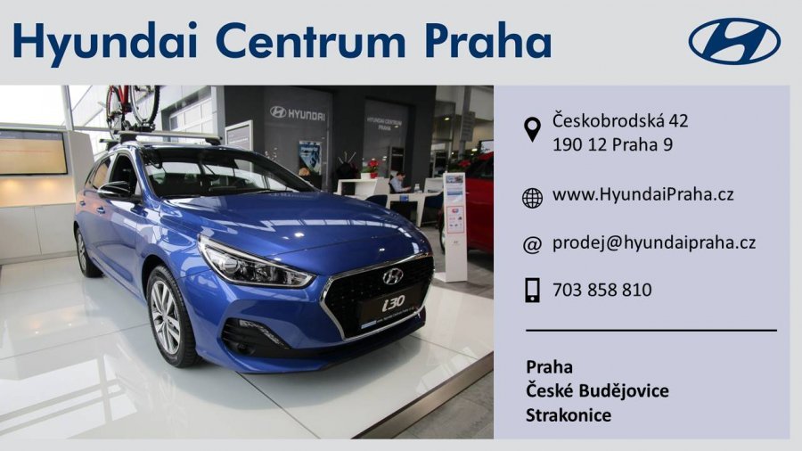 Hyundai i30, 1,4 T-GDI 103 kW (95 NAT) 6 st. man, barva modrá