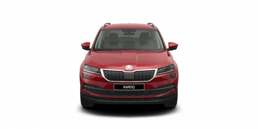 Škoda Karoq, 2,0 TDI 110 kW 7-stup. automat. 4x4, barva červená