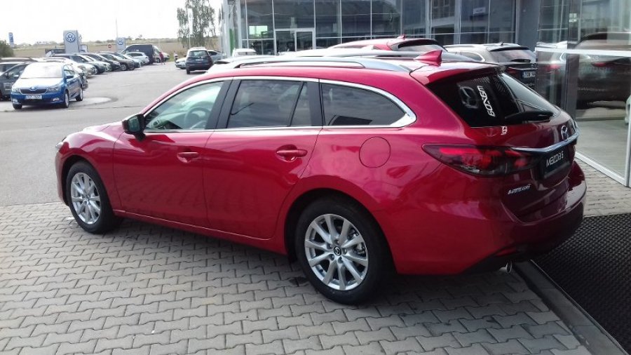 Mazda 6, 2.2D 150k, barva červená