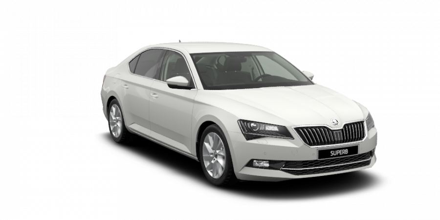 Škoda Superb, 2,0 TDI 110 kW 7-stup. automat., barva bílá