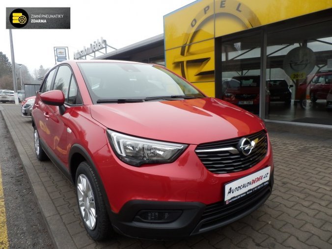 Opel Crossland X, SMILE 1.2/60kW MT5, barva červená