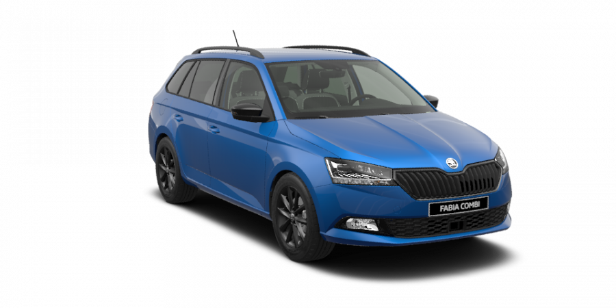 Škoda Fabia, 1,0 TSI 81 kW 6-stup. mech., barva modrá