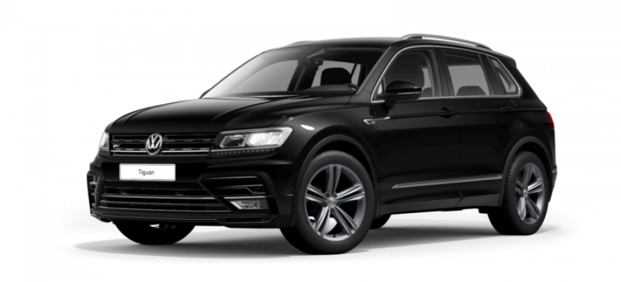 Volkswagen Tiguan, CL R-Line 1,5 TSI ACT 7DSG, barva černá