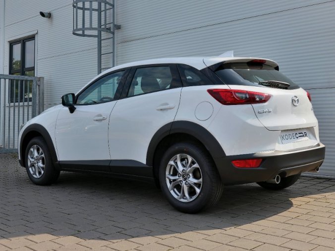 Mazda CX-3, 2,0 Skyactiv-G 120k/88kW, barva bílá