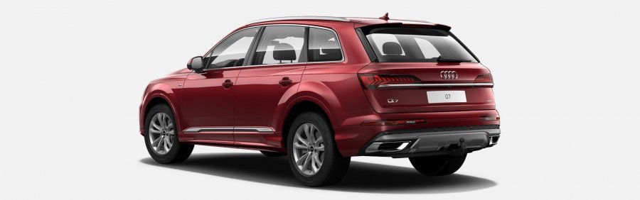 Audi Q7, Q7 S line 45 TDI quattro, barva červená