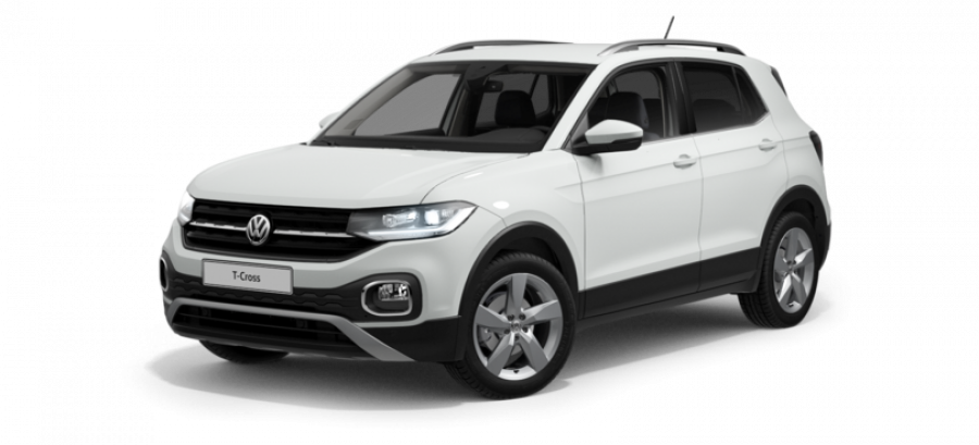 Volkswagen T-Cross, Style 1,0 TSI 85 kW 7DSG, barva bílá