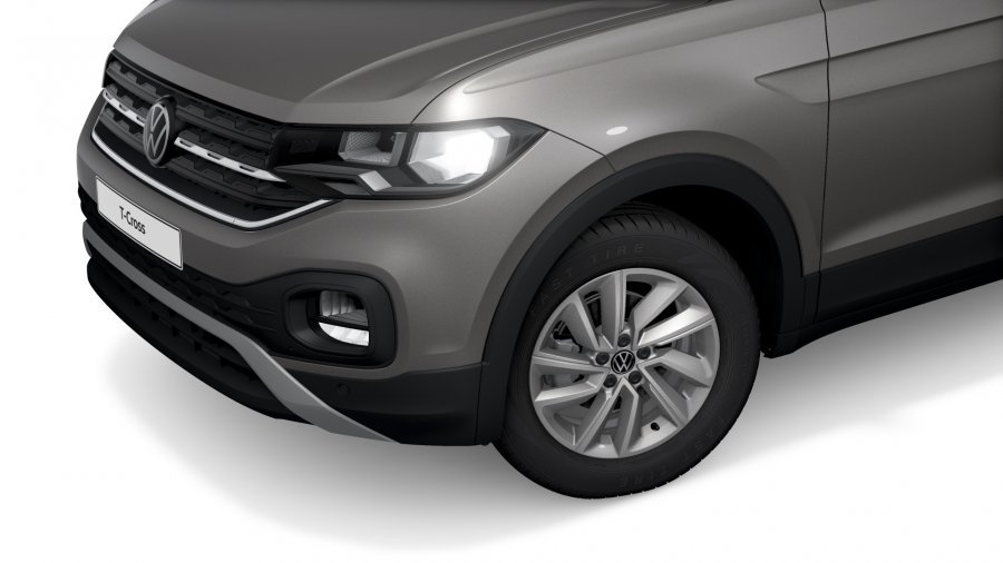 Volkswagen T-Cross, T-Cross Life 1,0 TSI 81 kW 7DSG, barva šedá