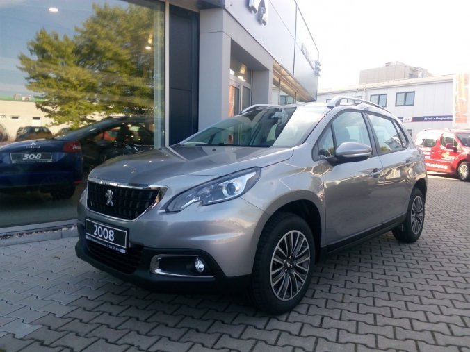 Peugeot 2008, ACTIVE 1.2 PureTech 110 S&S MAN 6 KAMERA, barva šedá