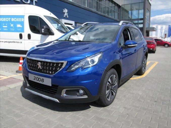 Peugeot 2008, 1.2 130k Allure S&S EAT6, barva modrá