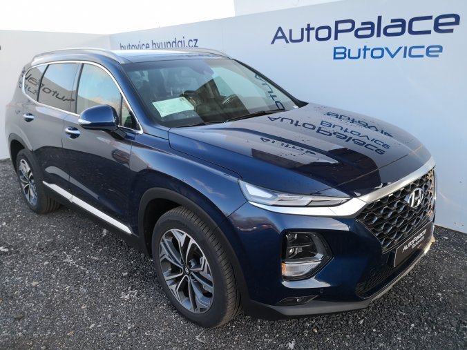 Hyundai Santa Fe, 2,2 CRDi e-VGT 147 kW (diesel) 8 st. aut 4×4, barva modrá