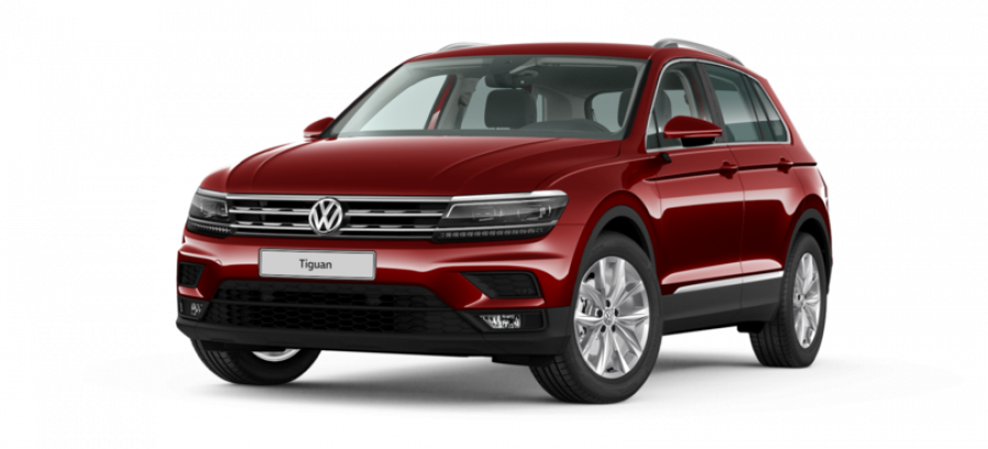 Volkswagen Tiguan, Maraton Ed. 2,0 TDI 7DSG DPF SCR, barva červená